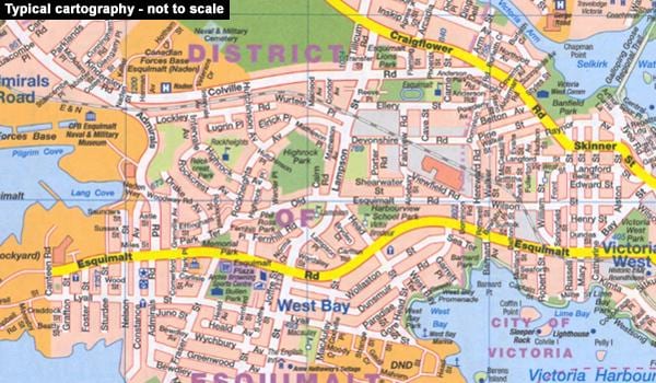 street map of Quebec City