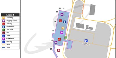 Yqb lidosta map